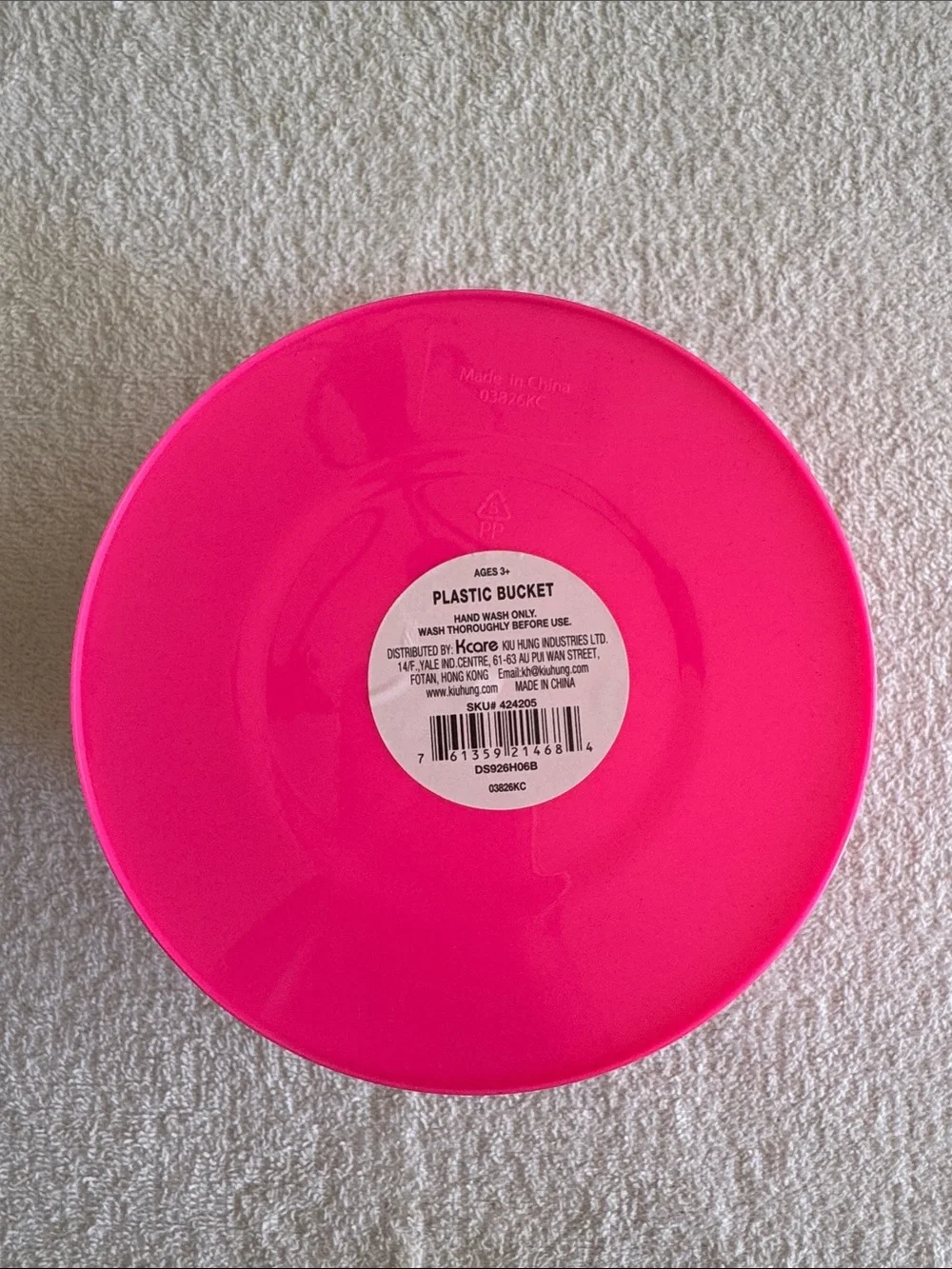 Disney Minnie Mouse Pink Trick-or-Treat Halloween Candy Bucket